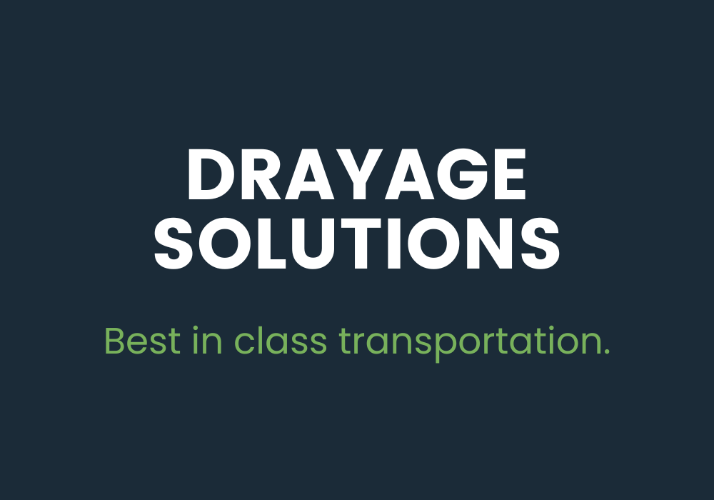 Drayage Solutions: Best in class transportation. Click to open infographic