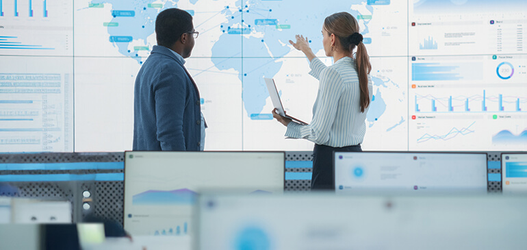 Team working on plan