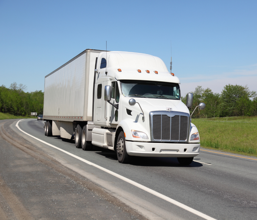 Semi Truck on Road