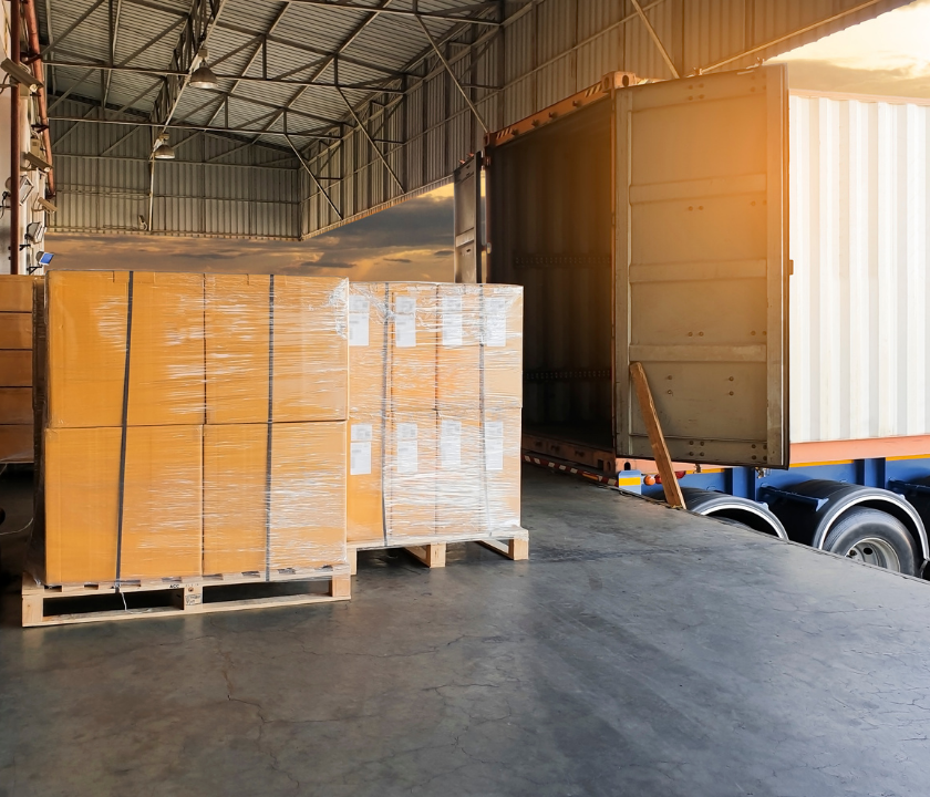 Truck loading dock